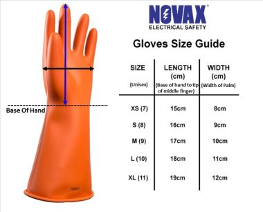 Găng da Novax LPG-10 bảo vệ bên ngoài găng cách điện