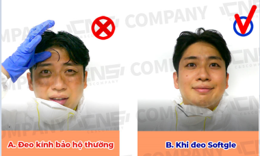 Kính bảo hộ Softgle Zero - Korea