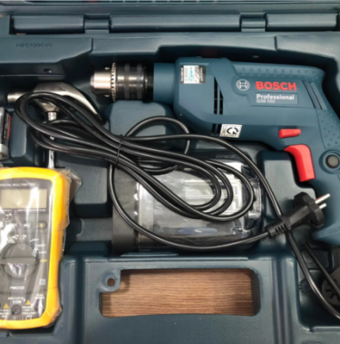 Máy khoan Bosch GSB 550 - Bộ set valy 80 món phụ kiện ngành điện