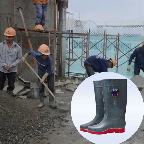 Hướng dẫn chọn ủng chống nước cho thợ xây