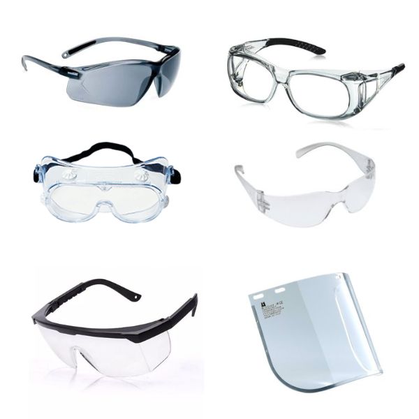 Chất liệu tròng kính bảo hộ và khả năng bảo vệ mắt