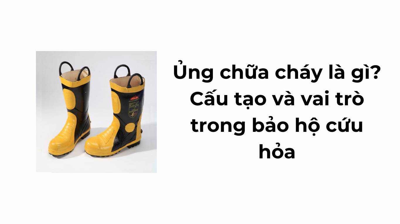 Ủng chữa cháy là gì? Cấu tạo và vai trò trong bảo hộ cứu hỏa