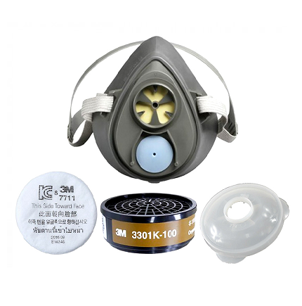 Bán mặt nạ 3M-3100/3200 + phin lọc 3M-3301