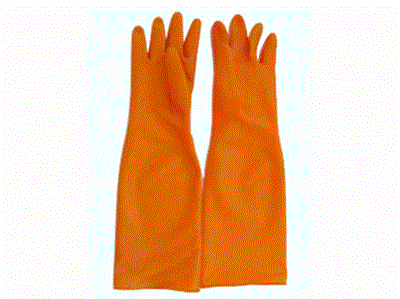 Găng cao su CN3 cao su thiên nhiên 100%, dài 42cm chống hoá chất loãng