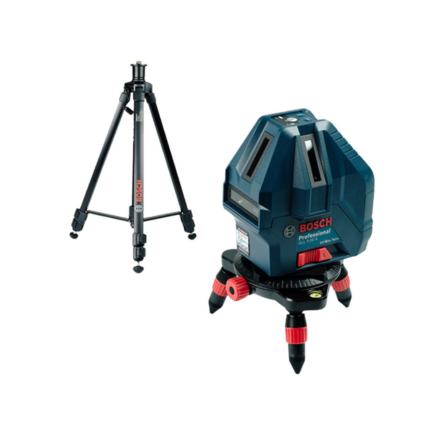 Máy cân mực laser Bosch gồm bộ set GLL 5-50 X + Giá 3 chân BT 150 5/8