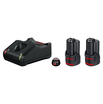 Bộ dụng cụ khởi động Bosch 2 Pin 2.0Ah + Sạc nhanh GAL 12V-40
